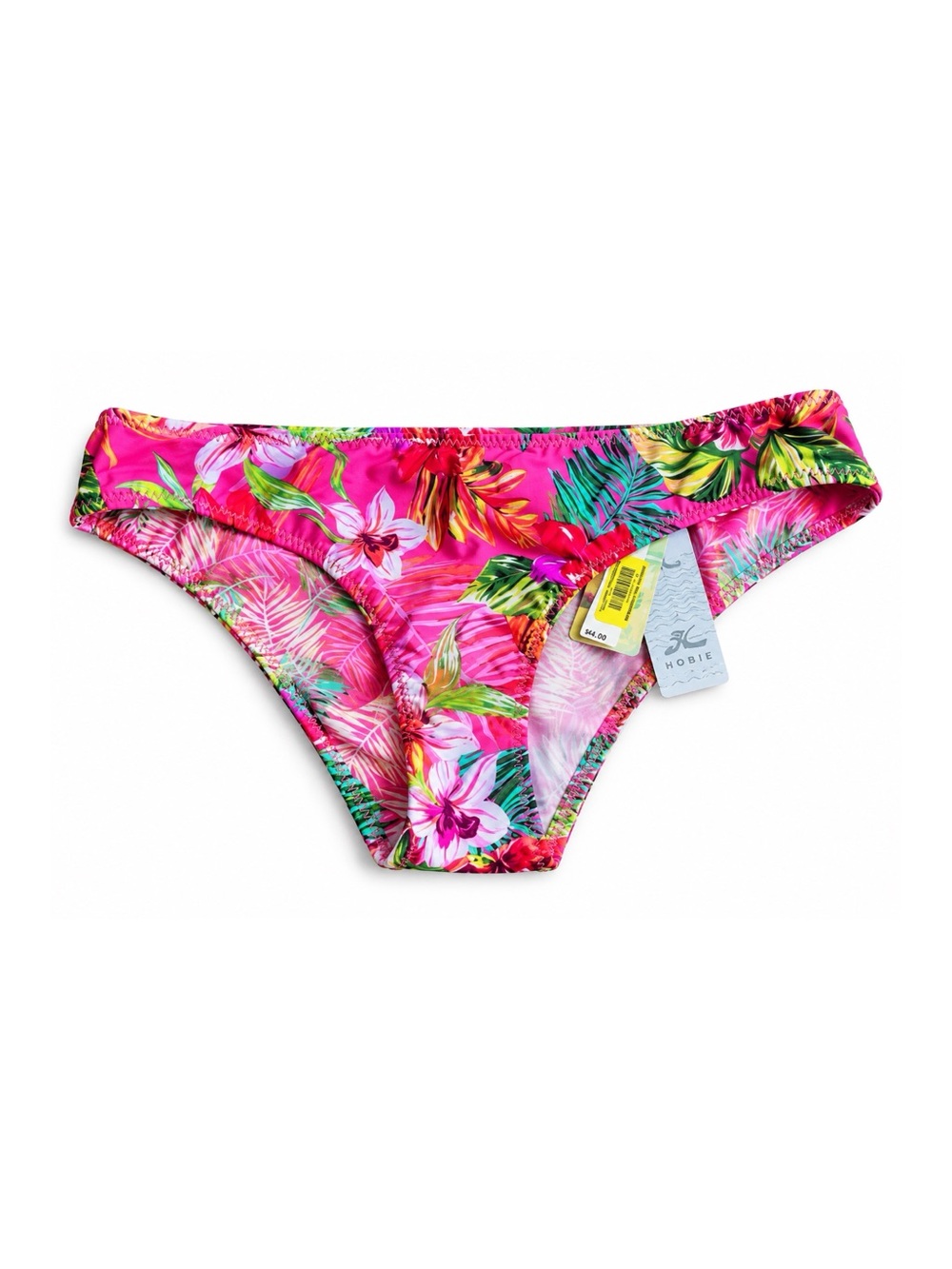 Hobie Reversible Floral Bikini Bottom Pink Tropical Size L NWT HS9A793